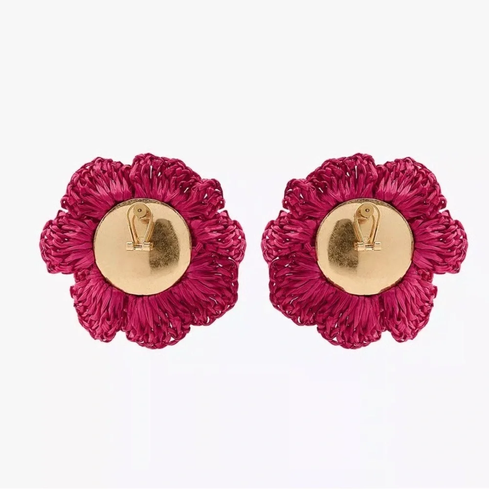 Zara raffia flower